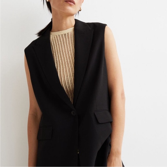 H&M Oversized Sleeveless Blazer - Picture 1 of 7